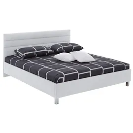 Westfalia Schlafkomfort Polsterbett, weiß, B:190cm L:210cm, Bezug: Microvelours (100% Polyester);Bonnell-Federkern-Matratzenbezug: 100% Polyester;Kaltschaum-Matratzenbezug: Frottee 100% Polyester, Bezug abnehm- und waschbar bis 60C, WESTFALIA SCHLAFKOMFORT, Betten, Polsterbett