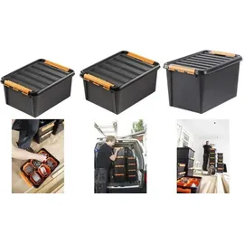 orthex PROFI-Box 40 x 30 x 19 cm 14-tlg. schwarz