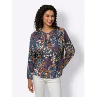 Heine Druckbluse heine dunkelblau-schwarz-bedruckt