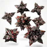 glassstaff Glass Staff Brutal Bane Metal RPG Dice Set