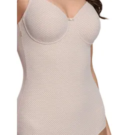 SUSA Body SUSA "Body mit Bügel Montreal", Damen, Gr. 90, E, beige, Stoff, Obermaterial: 74% Polyamid PA. 26% Elasthan EL., Bodies