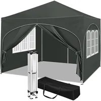 Woltu Faltpavillon 3 x 3 m inkl. 4 Seitenteile