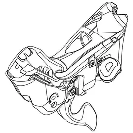 CAMPAGNOLO Schaltgriff H11 Ergop.mechanisch links,ohne Hebel1 u.Hauptbremszylinder,