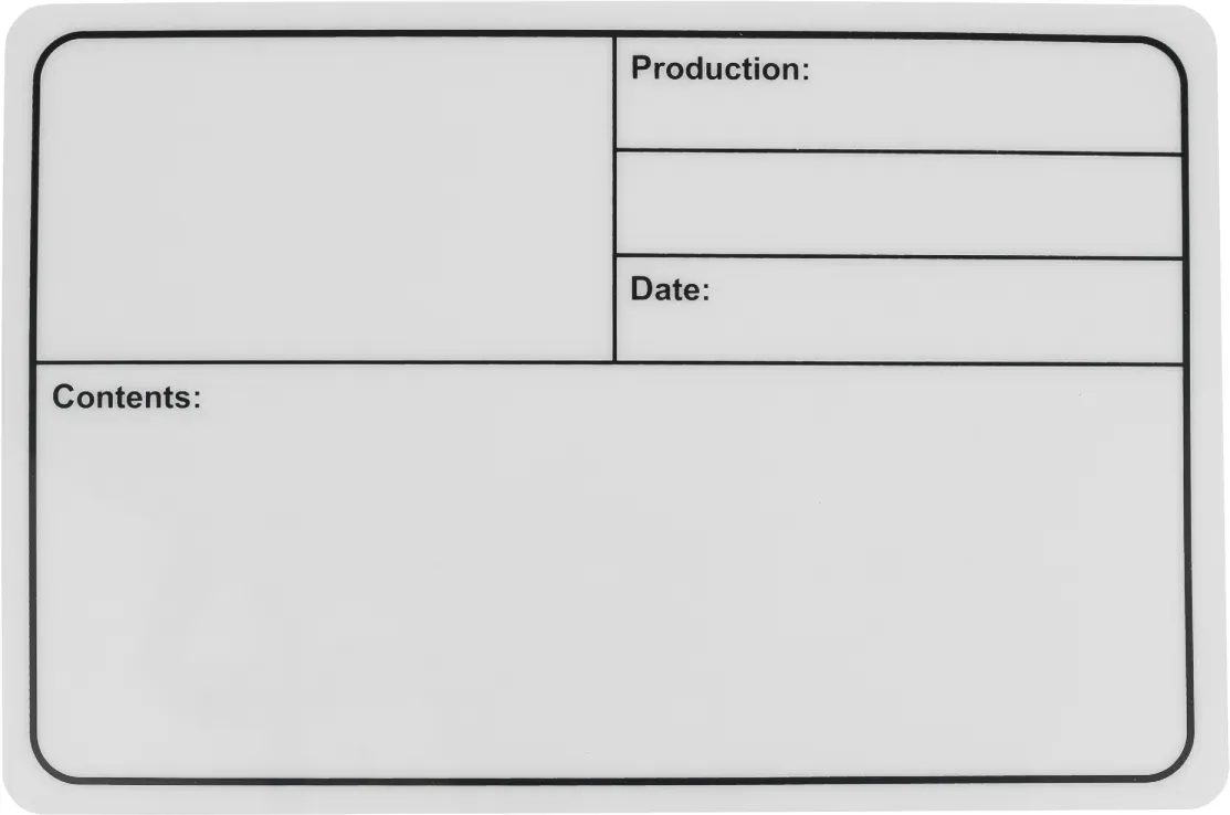 Showgear Flight Case Label 290x190 mm