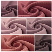 nadycat Stoff Waffelstrick Jersey UNI, verschiedene Farben, beim Kauf mehrer Anzahlen werden diese am Stück geschnitten rosa