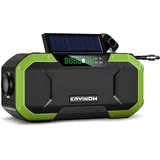 Decdeal Notfall -sun Power Hand Crank Radio 5000mah Bank Ladegerät Flash Light Outdoor Camping Überleben