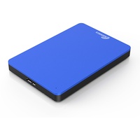 Sonnics 320GB Blau Externe tragbare Festplatte USB 3.0 super schnelle Übertragungsgeschwindigkeit für den Einsatz mit Windows PC,Mac, Xbox ONE und PS4 Fat32