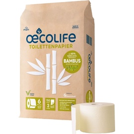 oecolife Toilettenpapier Bambus
