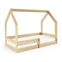 masseno Kinderbett FLORA 80 x 160 cm Kiefer massiv natur