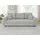 s-style möbel 3-Sitzer-Sofa, Sigurd Hellgrau, Chenille