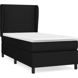 vidaXL Boxspringbett 100 x 200 cm Schwarz