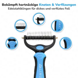 linuma Entfernt lose Haare, milde Pflege, ergonomisch, für alle Felltypen