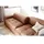 KAWOLA Big Sofa PALACE 3-Sitzer mit Sitztiefenverstellung Leder brandy