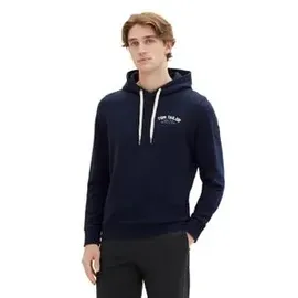 Tom Tailor Hoodie Logo-Print Blau XL