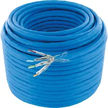 Schwaiger Netzwerkkabel CAT 8.1 S/FTP Blau