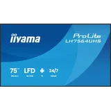 iiyama ProLite LH7564UHS-B1AG – 75 4K Signage Display - 24/7, Android 14"