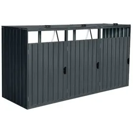 Home Deluxe Cubo für 3 Tonnen 80 x 80 x 122 cm anthrazit