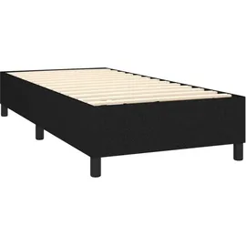 vidaXL Boxspringbett 100 x 200 cm Schwarz