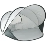 Deryan Luxus Pop Up Strandzelt XXL - Silber grau 3 PERSONEN