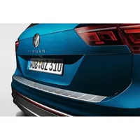 Volkswagen 5NA061195C Ladekantenschutz Edelstahloptik Kofferraum Schutzleiste Zierverkleidung, Silber