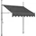 Garden Pleasure Klemmmarkise 300 x 300 cm anthrazit