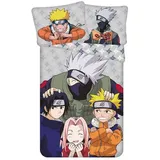 Jerry Fabrics Naruto Mehrfarbig 140 x 200 cm + 70 x 90 cm