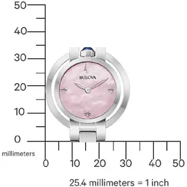 BULOVA Rubaiyat 96L338 Edelstahl 30,0 mm 96L338