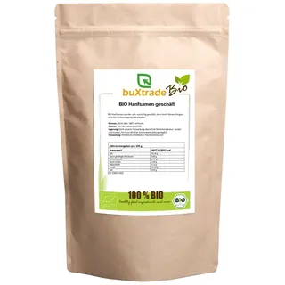 2 kg | BIO Hanfsamen | geschält | Rohkost | vegan | glutenfrei | Samen