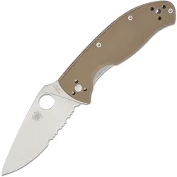 Spyderco Tenacious Brown G-10 CPM M4 Reveal 13 C122GBNM4PS