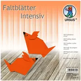 Ludwig Bähr Faltblätter Uni intensiv Origami 20 x 20 cm 100 Blatt orange