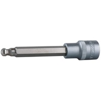 KS Tools 1/2" Bit-Stecknuss Innensechskant mit Kugelkopf, lang, 12