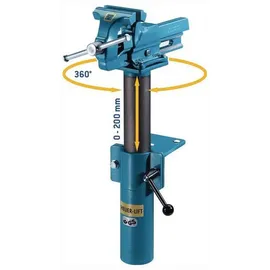 Brockhaus Schraubstock Metall 100 mm blau