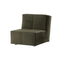 Nehl Schlafsessel Solino Velours 85 x 85 x 102 cm Grün mit Schlaffunktion