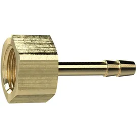 Riegler Aufschraubschlauchtülle, G 1/8, für Schlauch LW 4 mm, SW 14, MS