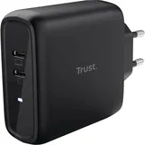 Trust Maxo 65W Dual USB-C-Ladegerät, Schwarz