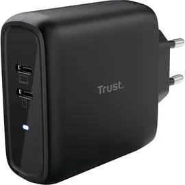 Trust Maxo 65W Dual USB-C-Ladegerät, Schwarz