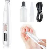 Hundeschermaschine, Hundetrimmer, Rasierer Für Hunde Und Katzen, Geräuscharm, Wasserdicht Und Wiederaufladbar, Pfoten-schermaschine Mit Led-licht Für Katzen Und Andere Tiere