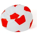 go gift Sitzsack, Weiß, Rot, Oxford-Fußball