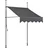 Garden Pleasure Klemmmarkise 200 x 120 cm granit