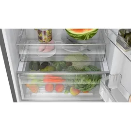 Bosch Serie 4 KGN49OCAF Kühl-Gefrierkombination (440 l, 2030 mm hoch, Anthrazit)