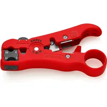 Knipex Abisolierwerkzeug für Koaxialkabel und Datenkabel 125 mm (16 60 06 SB)