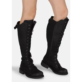 felmini wide fit Stiefel in Schwarz 37