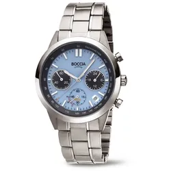Boccia Herren Armbanduhr Solar 3737-01 Chronograph Titan