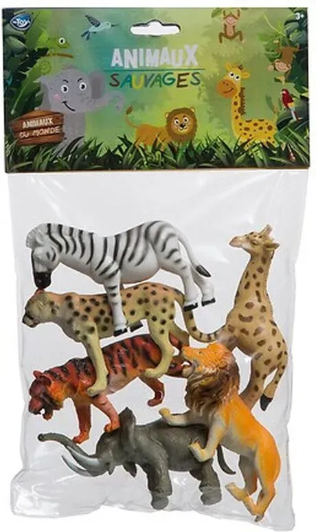 5Five 6 Tiere in PVC-Tasche