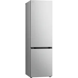 LG Kühl-/Gefrierkombination "GBV22NCB", B (A-G), silber, Rechtsanschlag, Metal-Cooling, Kühlschränke, niedriger Geräuschpegel