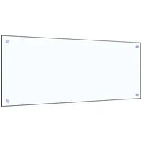 vidaXL Küchenrückwand Transparent 100×40 cm Hartglas