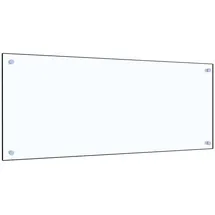 vidaXL Küchenrückwand Transparent 100×40 cm Hartglas