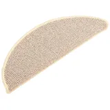 vidaXL Stufenmatte 65 x 21 cm Weiß/Braun