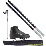 Atomic Langlaufski-Set Savor XC in 163cm + Bindung + Schuhe + Stöcke + Skisack