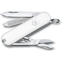 Victorinox Classic SD 7 Funktionen, kleines Taschenmesser Falling Snow